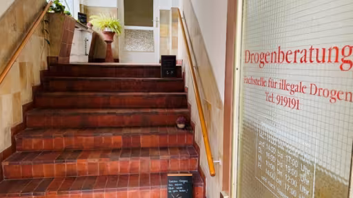 Treppenaufgang mit Eingangst&uuml;r